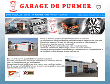 Tablet Screenshot of garagedepurmer.nl